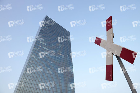 Die Europäische Zentralbank in Frankfurt