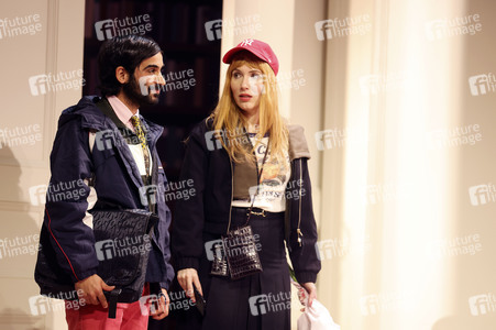 Theaterprobe 'Sophia oder Das Ende der Humanisten' in Berlin