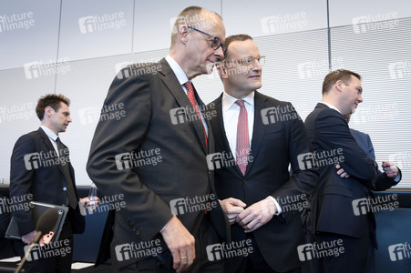 Fraktionssitzung der CDU/CSU-Bundestagsfraktion in Berlin