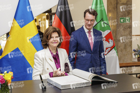 Besuch von Königin Silvia von Schweden in Düsseldorf