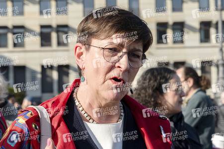 Demonstration vom Feminist Fight Club in Berlin