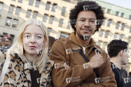 Demonstration vom Feminist Fight Club in Berlin