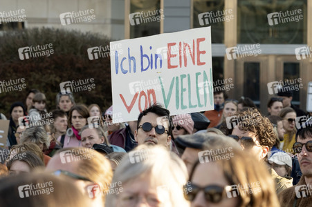 Demonstration vom Feminist Fight Club in Berlin