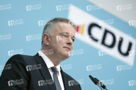 Pressekonferenz zur Sitzung des CDU Bundesvorstands in Berlin