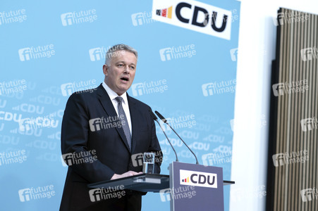 Pressekonferenz zur Sitzung des CDU Bundesvorstands in Berlin