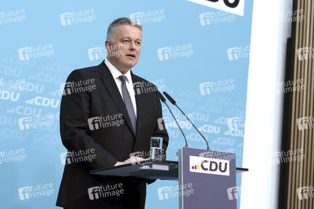 Pressekonferenz zur Sitzung des CDU Bundesvorstands in Berlin