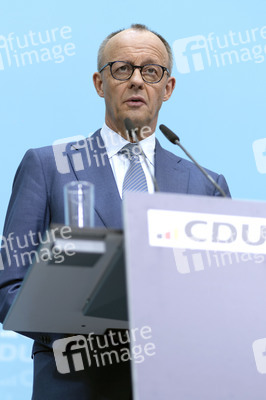 Pressekonferenz zur Sitzung des CDU Bundesvorstands in Berlin