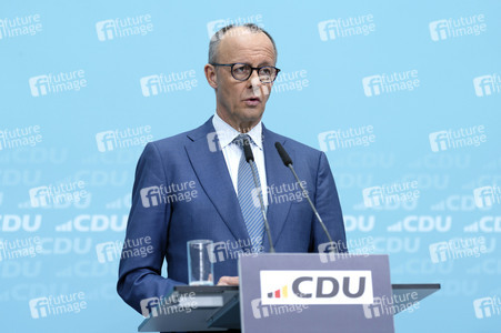 Pressekonferenz zur Sitzung des CDU Bundesvorstands in Berlin