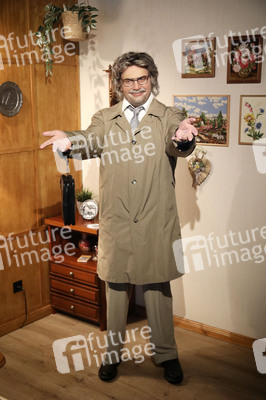 Präsentation der Horst Schlämmer Wachsfigur in einem neuen, eigens gestalteten Set in Berlin