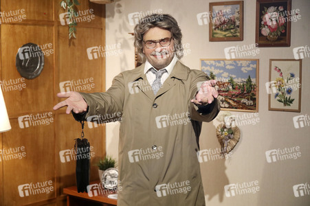 Präsentation der Horst Schlämmer Wachsfigur in einem neuen, eigens gestalteten Set in Berlin