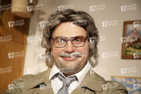 Präsentation der Horst Schlämmer Wachsfigur in einem neuen, eigens gestalteten Set in Berlin