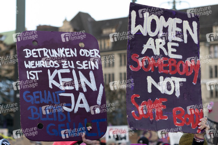 Demonstration gegen sexualisierte Gewalt in Hamburg