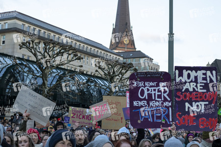 Demonstration gegen sexualisierte Gewalt in Hamburg
