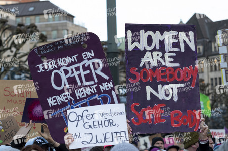 Demonstration gegen sexualisierte Gewalt in Hamburg