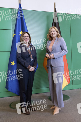 Bundestagspräsidentin Julia Klöckner empfängt die Marschallin des Senats der Republik Polen in Berlin