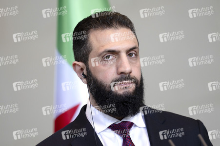 Empfang des Übergangspräsidenten von Syrien im Kanzleramt in Berlin