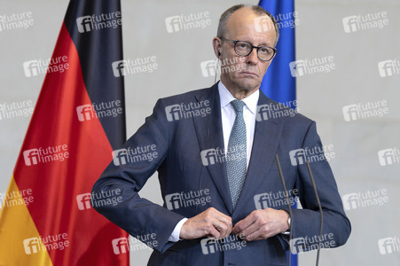 Empfang des Übergangspräsidenten von Syrien im Kanzleramt in Berlin