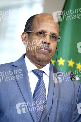 Pressestatement von Friedrich Merz und Mahamud Ali Jussuf  in Berlin