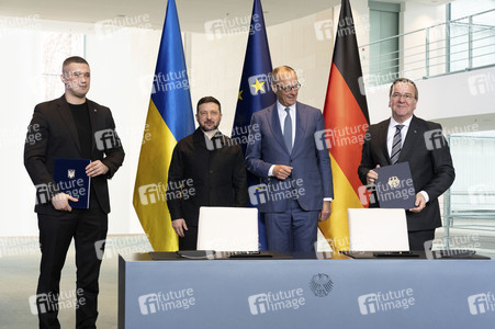 Empfang des Präsidenten der Ukraine in Berlin