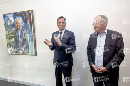 Enthüllung des Porträt-Gemäldes von Stephan Weil in Hannover