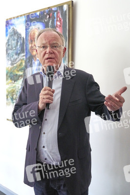 Enthüllung des Porträt-Gemäldes von Stephan Weil in Hannover