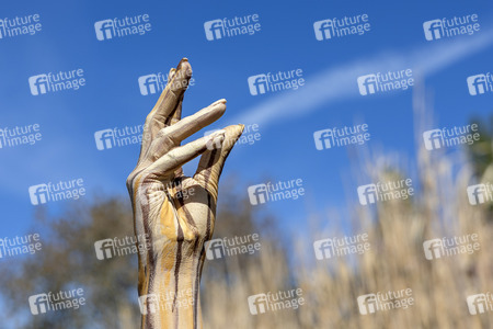 NATURE ART: Schilf / Reeds Bodypainting
