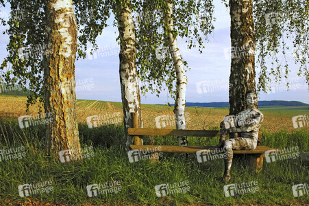 NATURE ART: Birke / Birch Bodypainting