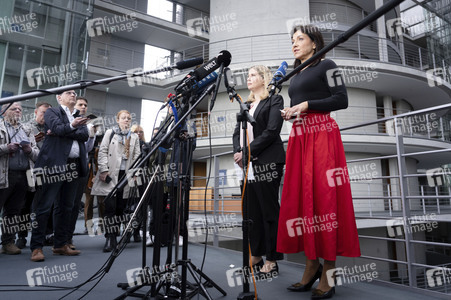 Pressestatement vom Verena Hubertz und Katherina Reiche in Berlin