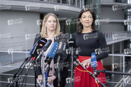 Pressestatement vom Verena Hubertz und Katherina Reiche in Berlin
