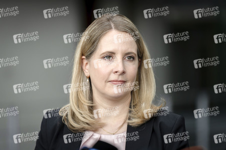 Pressestatement vom Verena Hubertz und Katherina Reiche in Berlin