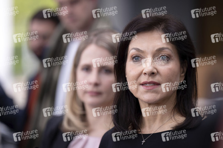 Pressestatement vom Verena Hubertz und Katherina Reiche in Berlin