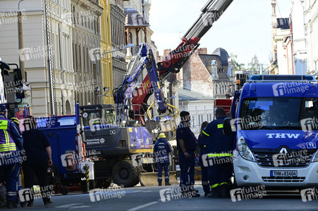 Einsturz eines Mehrfamilienhauses in Görlitz