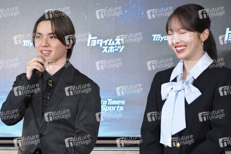 Pressekonferenz mit Shoma Uno und Marin Honda in Tokio