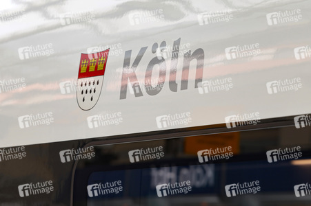 ICE-Zugtaufe im Kölner Hauptbahnof