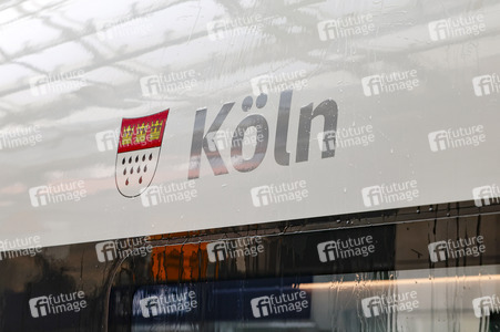ICE-Zugtaufe im Kölner Hauptbahnof