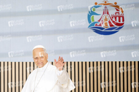 Papst Leo XIV. besucht das Cedia 24 Horas in Madrid