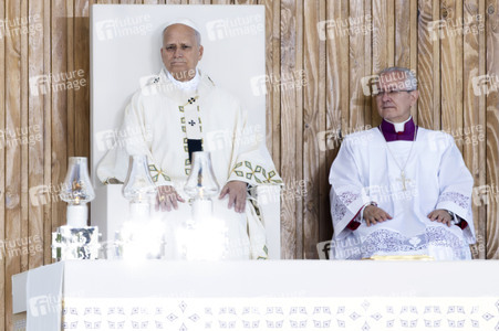 Papst Leo XIV. hält die Corpus Christi Messe in Madrid
