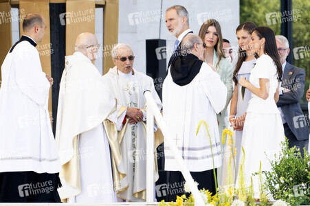 Papst Leo XIV. hält die Corpus Christi Messe in Madrid