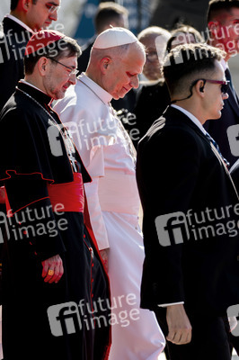Papst Leo XIV. in der Kathedrale St. Maria von Almudena in Madrid