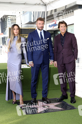 David Beckham erhält einen Stern auf dem Hollywood Walk of Fame in Los Angeles