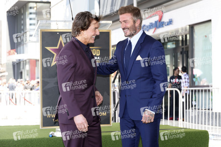 David Beckham erhält einen Stern auf dem Hollywood Walk of Fame in Los Angeles