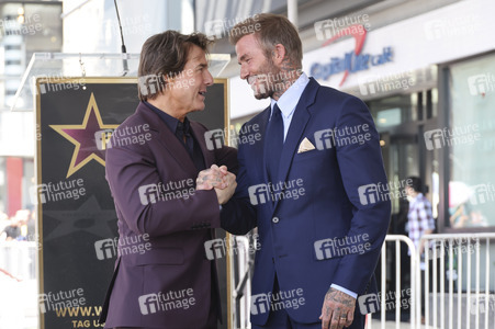 David Beckham erhält einen Stern auf dem Hollywood Walk of Fame in Los Angeles