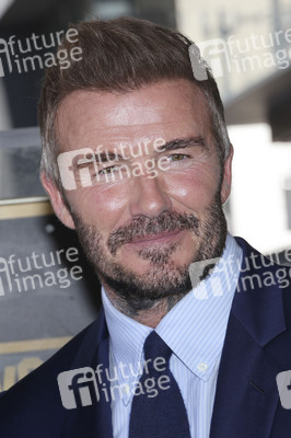 David Beckham erhält einen Stern auf dem Hollywood Walk of Fame in Los Angeles