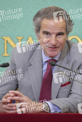 Pressekoferenz mit Rafael Grossi in Tokio