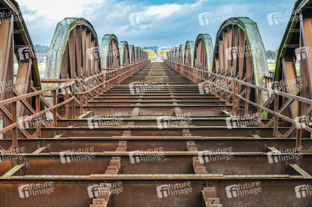 Dömitzer Eisenbahnbrücke in Langendorf