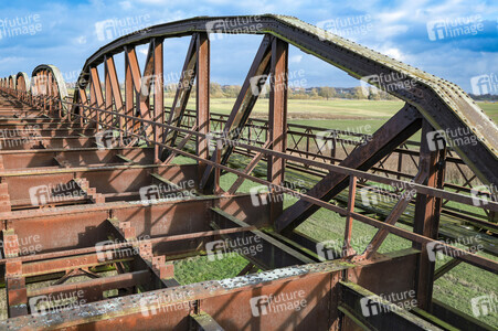 Dömitzer Eisenbahnbrücke in Langendorf