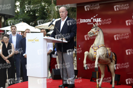 Einweihung des Themenbereichs Monaco mit Fürst Albert II. im Europa-Park in Rust