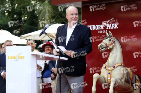 Einweihung des Themenbereichs Monaco mit Fürst Albert II. im Europa-Park in Rust