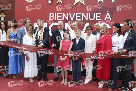 Einweihung des Themenbereichs Monaco mit Fürst Albert II. im Europa-Park in Rust