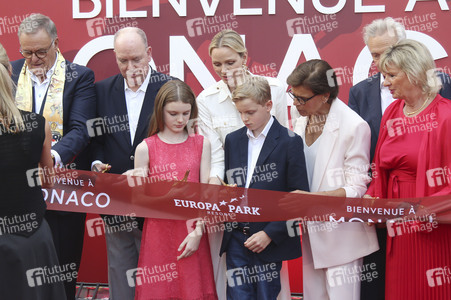 Einweihung des Themenbereichs Monaco mit Fürst Albert II. im Europa-Park in Rust